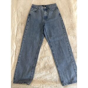 Missguided High Waist‎ Straight Leg Jeans – Classic blue  Size 2 Petite
